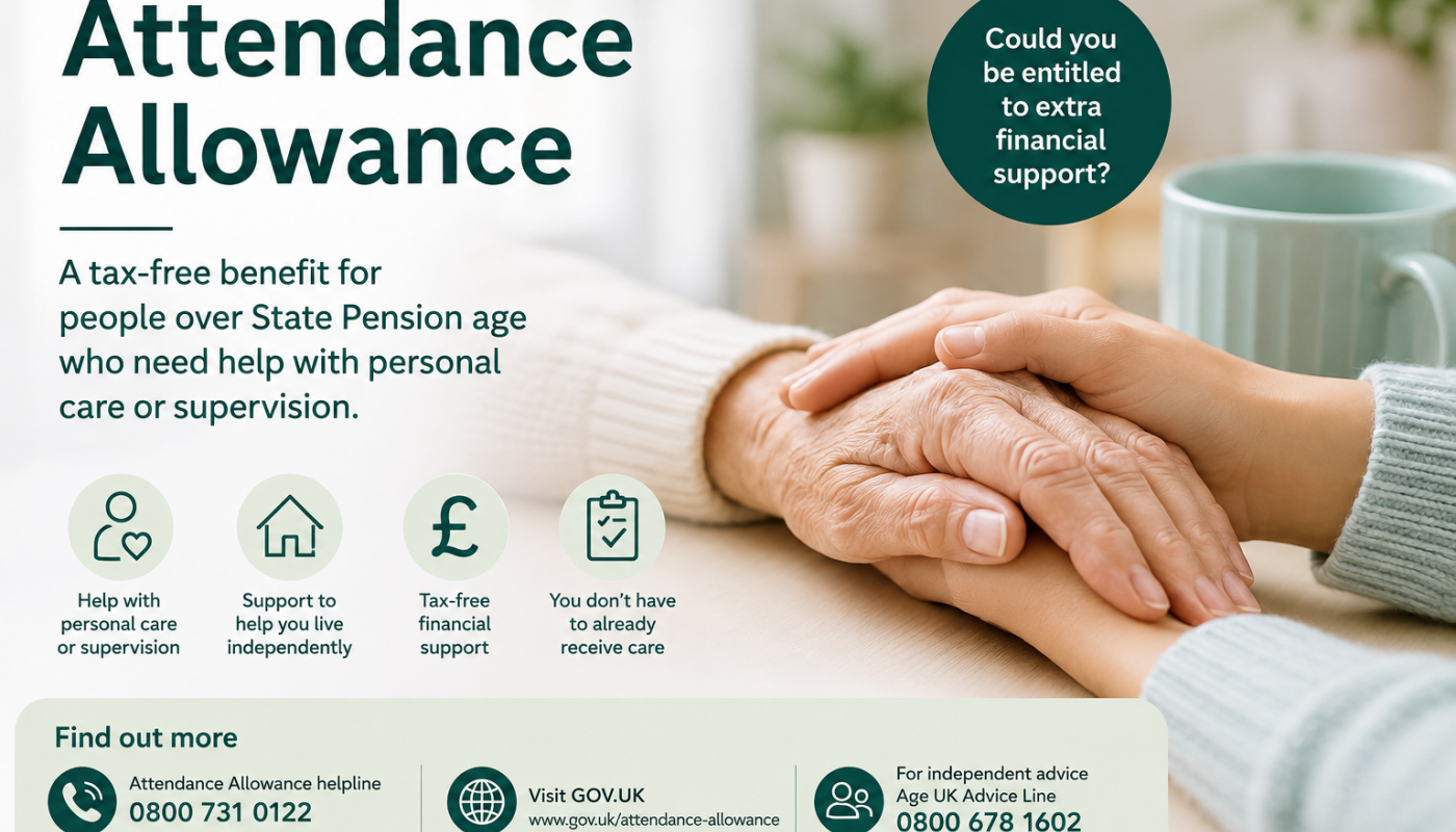Could You Be Entitled to Attendance Allowance?
