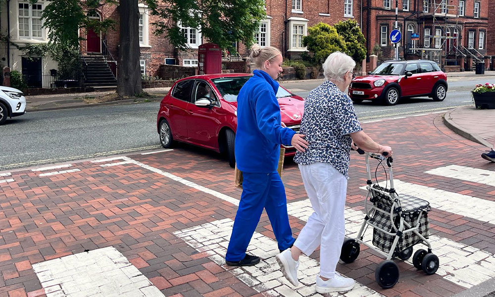 Mobility help with home care