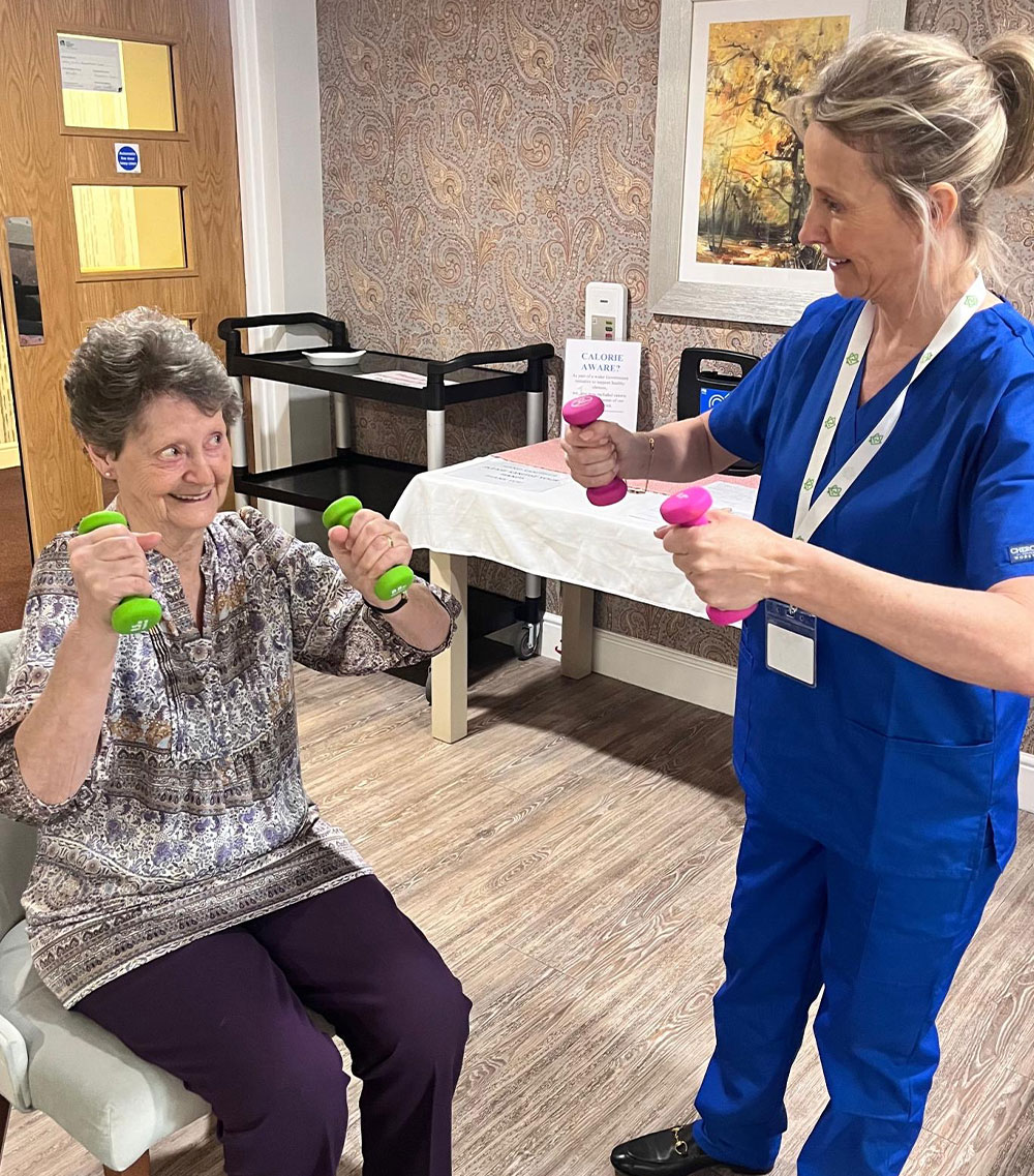 Stroke recovery support visit from CM Bespoke Care