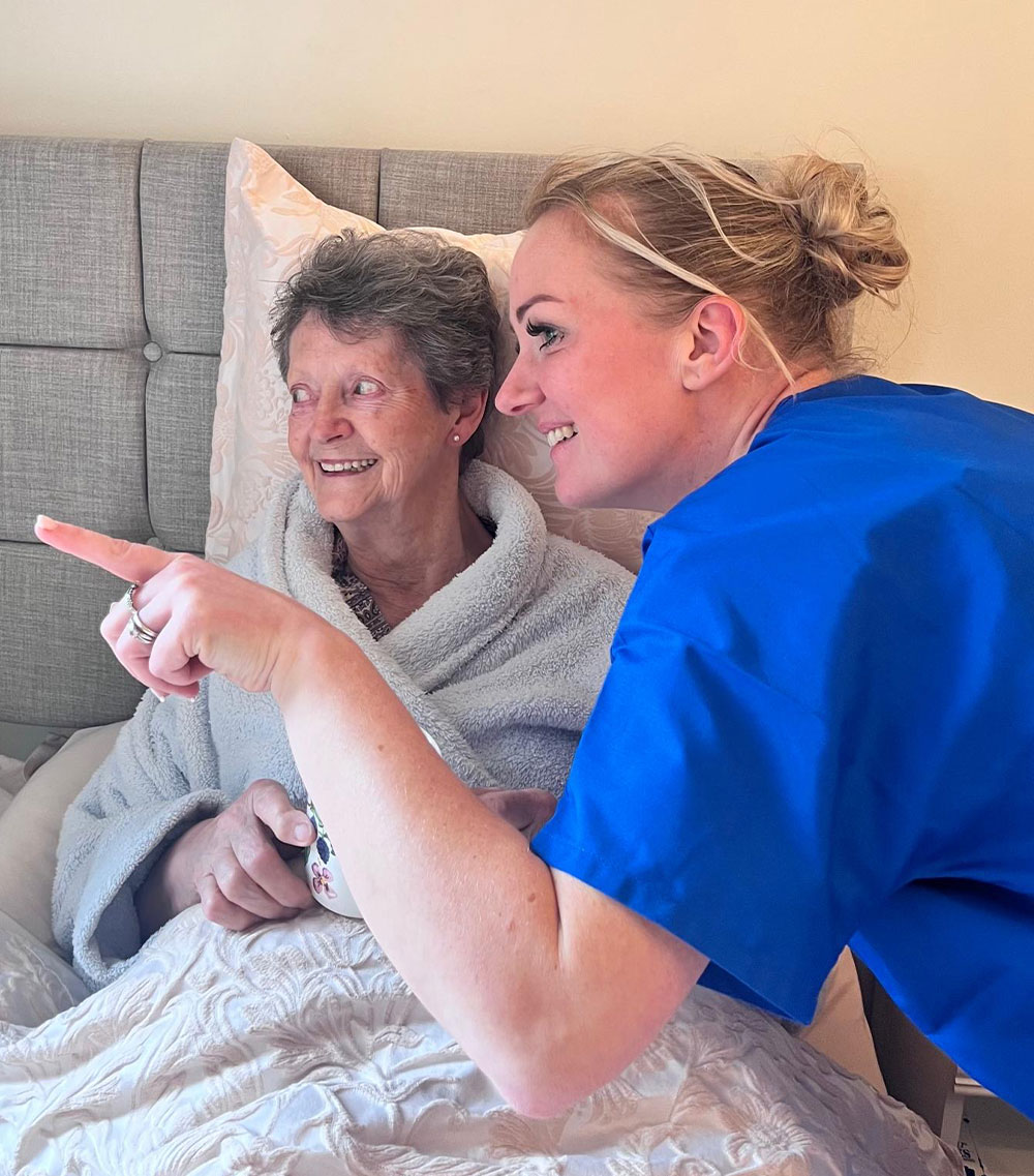 Health & Wellbeing Check from CM Bespoke Care worker